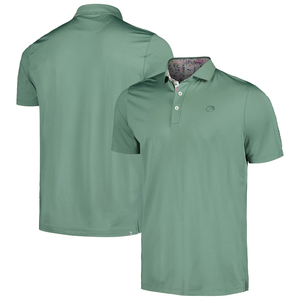 Puma Arnold Palmer Invitational Floral Trim MATTR Polo vert pour hommes