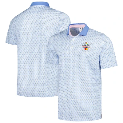 Men's Puma Light Blue Arnold Palmer Invitational Iced Tea MATTR Polo