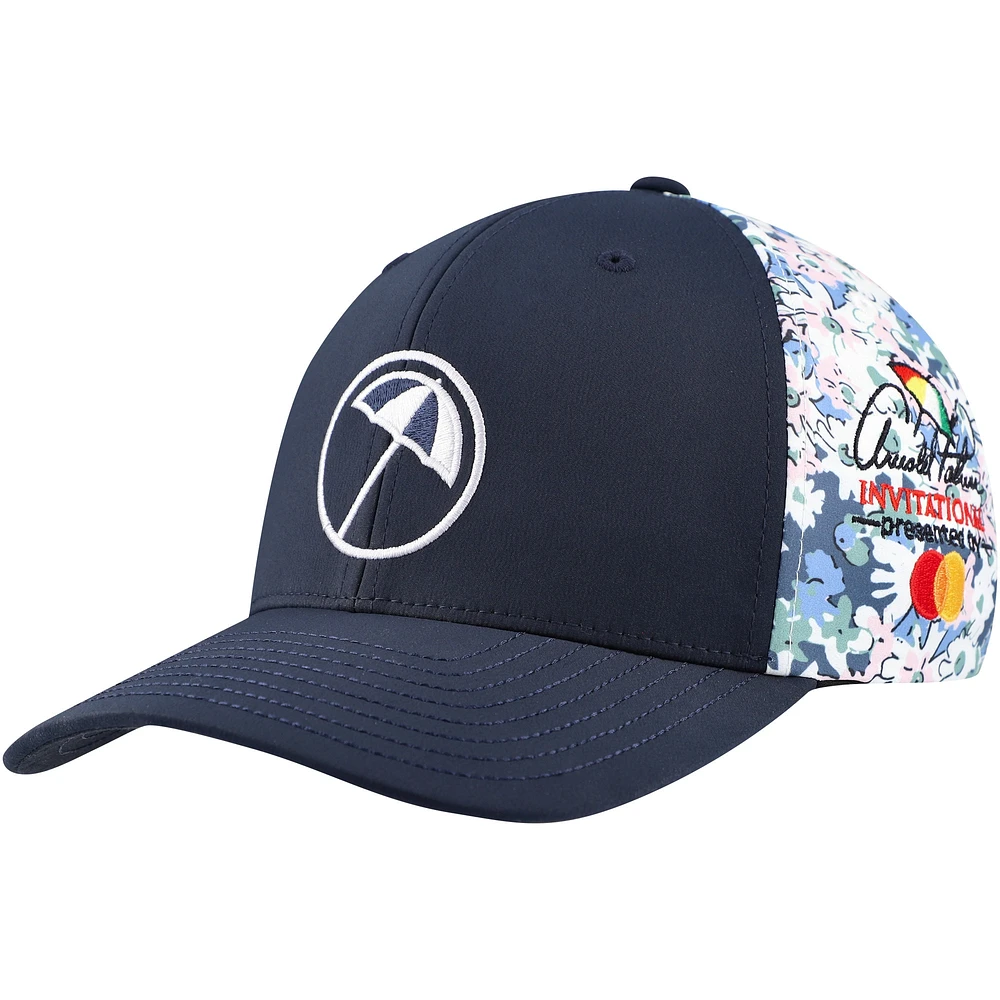 Casquette ajustable Arnold Palmer Invitational Floral Tech Flexfit bleu marine Puma pour hommes