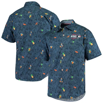Boston Red Sox Tommy Bahama Sport Tiki Luau Button-Up Shirt - Navy