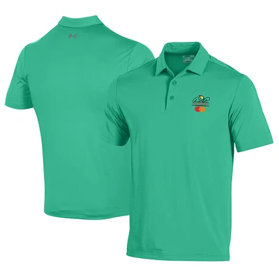 Polo vert Arnold Palmer Invitational T2 Under Armour pour hommes