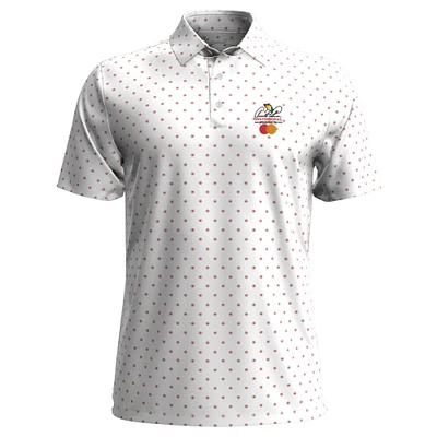 Polo blanc Under Armour Arnold Palmer Invitational Playoff Desert Geo pour hommes