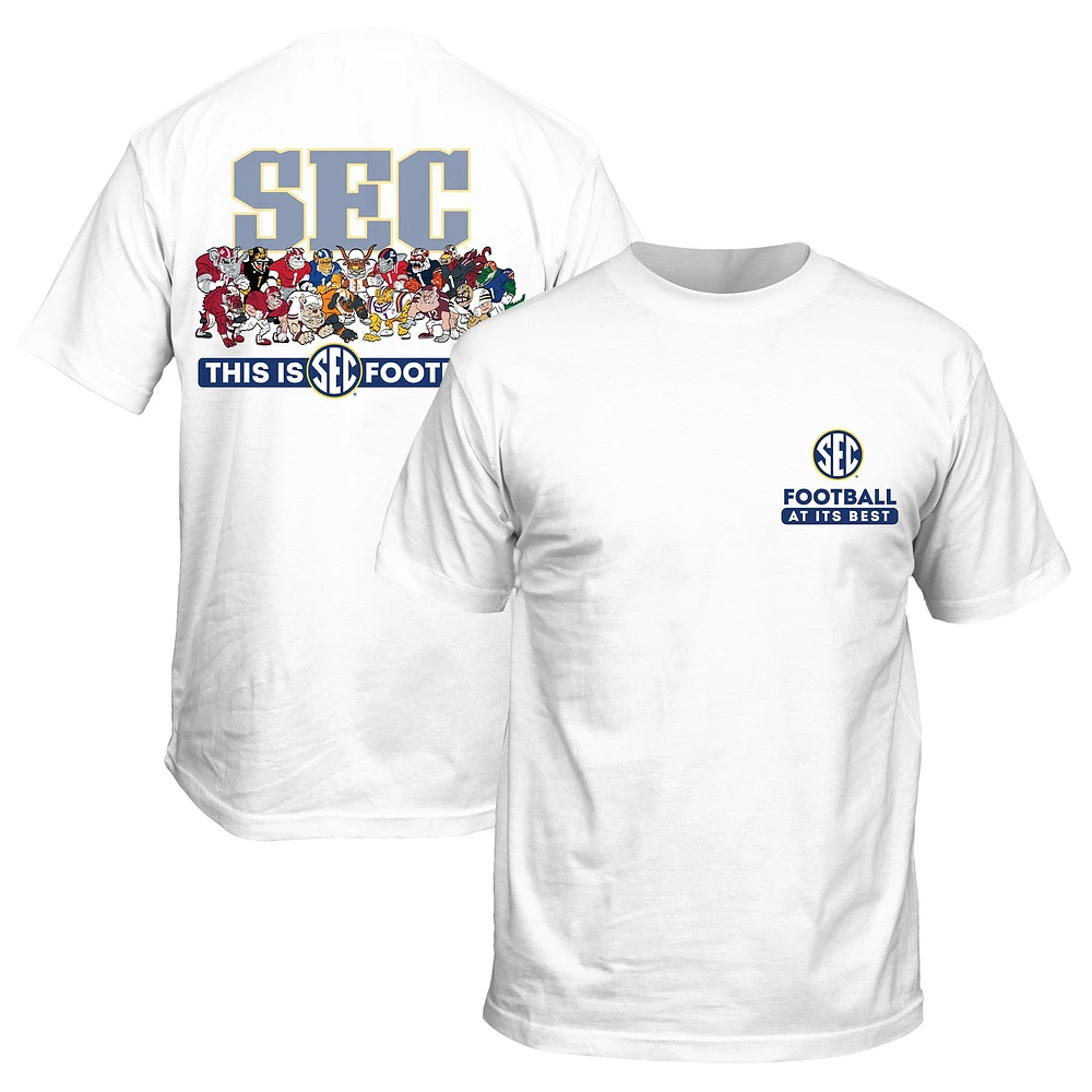 T-Shirt Blanc SEC Mascottes Homme