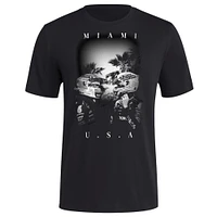 T-shirt adidas noir Mercedes-AMG Petronas F1 Team 2025 Miami Grand Prix Fresh pour homme