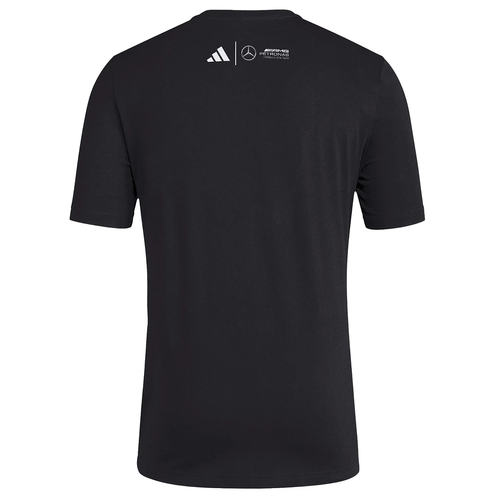 T-shirt adidas noir Mercedes-AMG Petronas F1 Team 2025 Miami Grand Prix Fresh pour homme