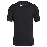 T-shirt adidas noir Mercedes-AMG Petronas F1 Team 2025 Miami Grand Prix Fresh pour homme