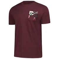 Men's adidas  Dark Red Mercedes-AMG Petronas F1 Team 2025 Miami Grand Prix Pack T-Shirt