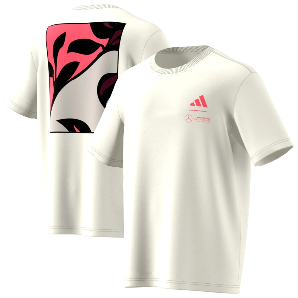 Men's adidas  White Mercedes-AMG Petronas F1 Team 2025 Miami Grand Prix Pack T-Shirt