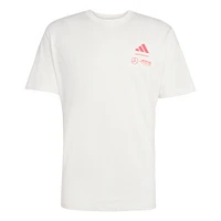 Men's adidas  White Mercedes-AMG Petronas F1 Team 2025 Miami Grand Prix Pack T-Shirt