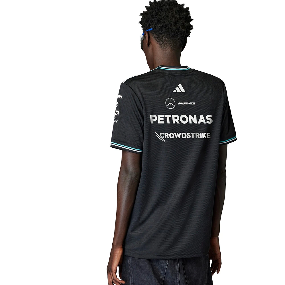 Maillot de pilote l'équipe Mercedes-AMG Petronas F1 noir adidas pour homme