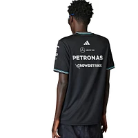 Maillot de pilote l'équipe Mercedes-AMG Petronas F1 noir adidas pour homme