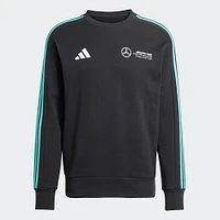 Sweat-shirt adidas noir pour homme Mercedes-AMG Petronas F1 Team Fan Wear DNA Alphaskin