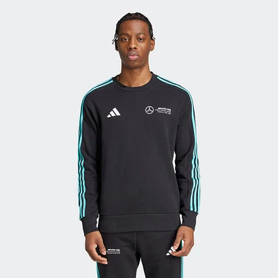 Sweat-shirt adidas noir pour homme Mercedes-AMG Petronas F1 Team Fan Wear DNA Alphaskin