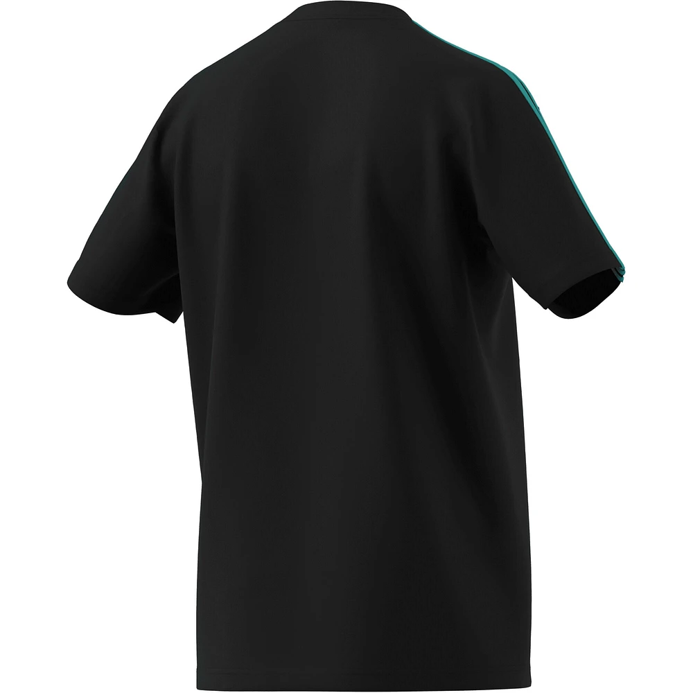 T-shirt adidas noir pour homme avec logo DNA Alphaskin de l'équipe Mercedes-AMG Petronas F1
