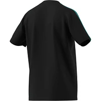 T-shirt adidas noir pour homme avec logo DNA Alphaskin de l'équipe Mercedes-AMG Petronas F1
