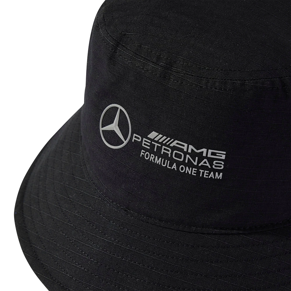 Men's adidas Black Mercedes-AMG Petronas F1 Team Team Wear Bucket Hat