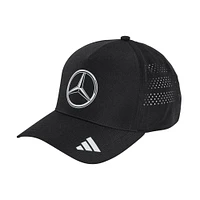 Men's adidas Black Mercedes-AMG Petronas F1 Team Team Wear Climacool Trucker Adjustable Hat