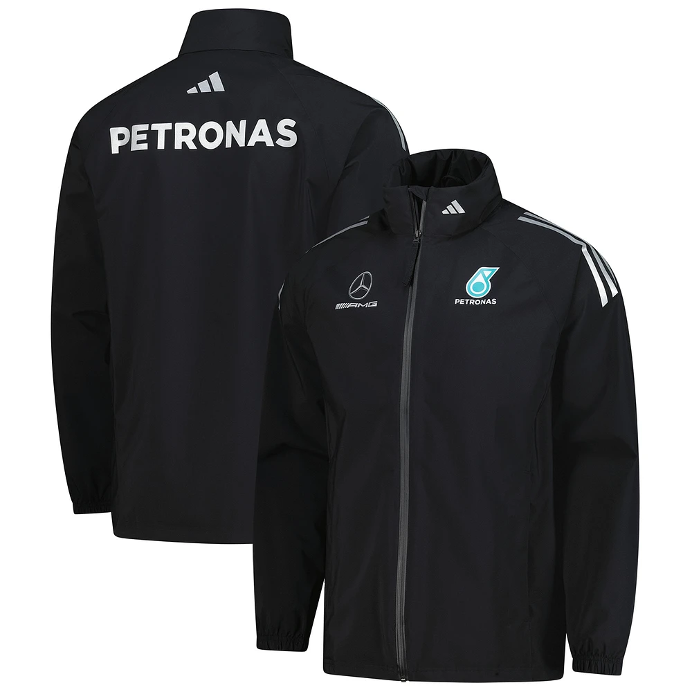 Men's adidas  Black Mercedes-AMG Petronas F1 Team Wear Mechanics Full-Zip Jacket