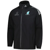 Men's adidas  Black Mercedes-AMG Petronas F1 Team Wear Mechanics Full-Zip Jacket