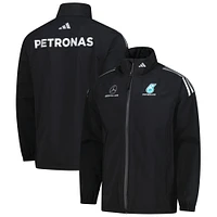 Men's adidas  Black Mercedes-AMG Petronas F1 Team Wear Mechanics Full-Zip Jacket
