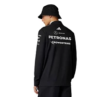 Sweat-shirt à capuche zippé Mercedes-AMG Petronas F1 Team noir adidas pour homme