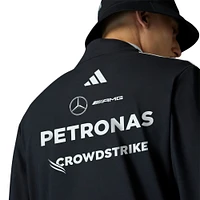 Sweat-shirt à capuche zippé Mercedes-AMG Petronas F1 Team noir adidas pour homme