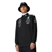 Sweat-shirt à capuche zippé Mercedes-AMG Petronas F1 Team noir adidas pour homme