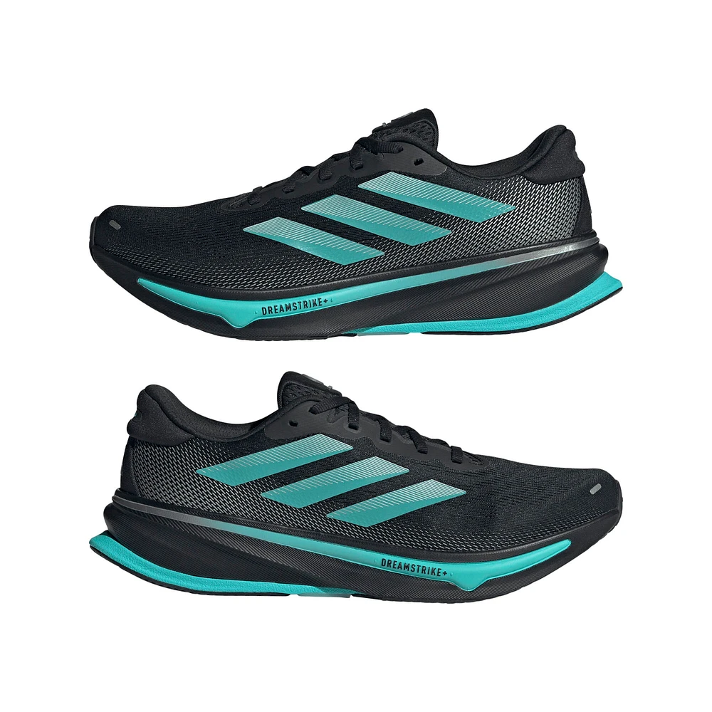 Chaussures adidas noires Mercedes-AMG Petronas F1 Team Wear Supernova pour hommes