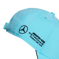 Men's adidas Blue Mercedes-AMG Petronas F1 Team Driver Wear Adjustable Hat