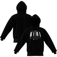 Sweat à capuche noir adidas Kimi Antonelli pour homme, modèle pilote Mercedes-AMG Petronas F1 Team