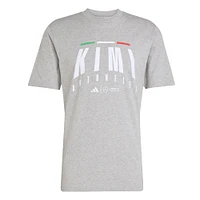 Men's adidas Kimi Antonelli Gray Mercedes-AMG Petronas F1 Team Driver Wear T-Shirt