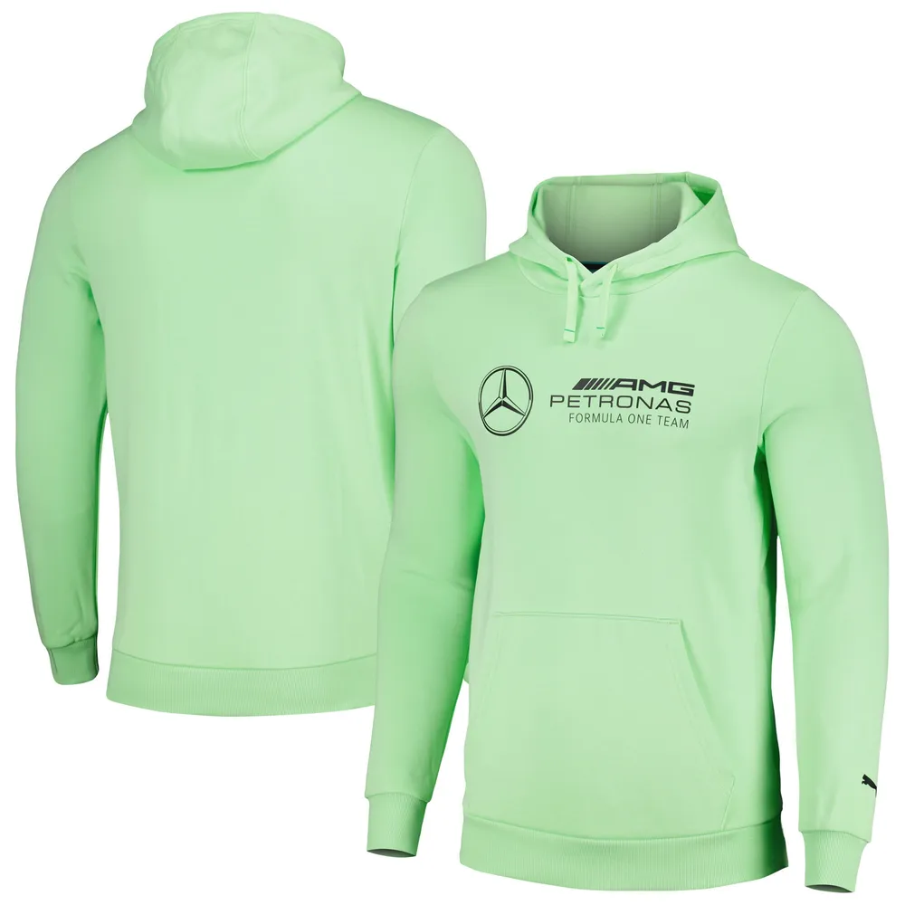 Lids Mercedes-AMG Petronas F1 Team Essential Fleece Pullover Hoodie - Green | Green Tree Mall