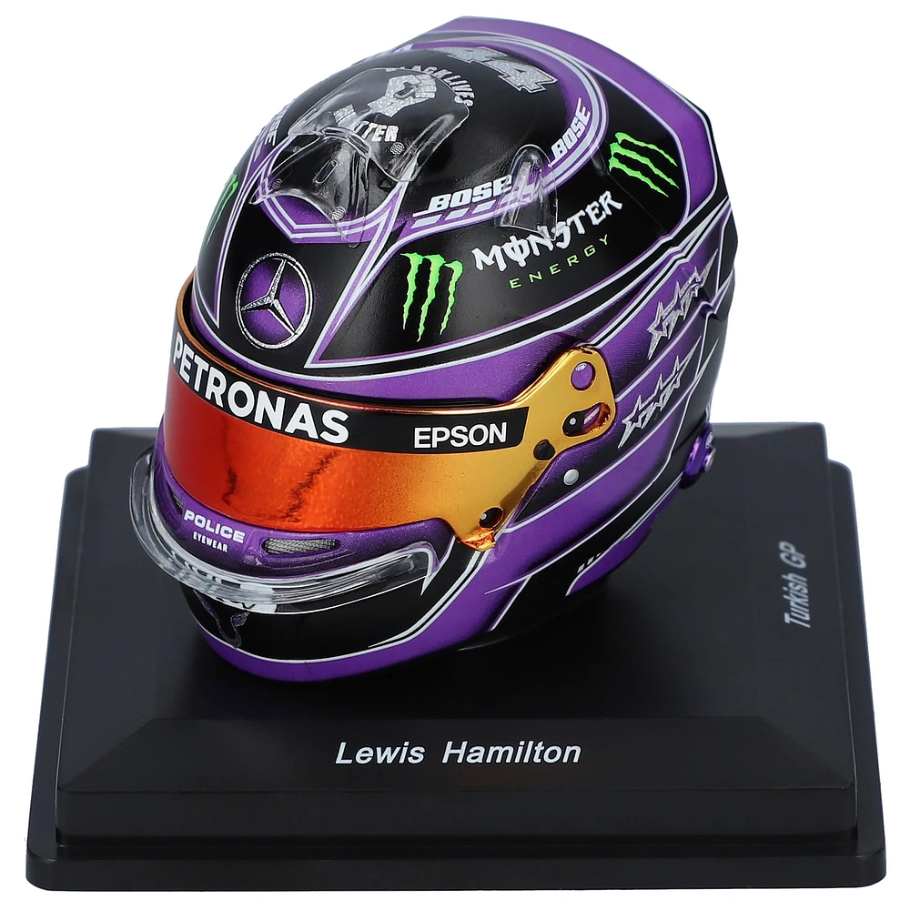 Spark Models Lewis Hamilton Mercedes-AMG Petronas F1 Team Turkish GP 2020 World Champion Mini Helmet