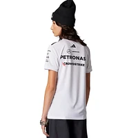 Women's adidas White Mercedes-AMG Petronas F1 Team Driver Wear Replica Jersey