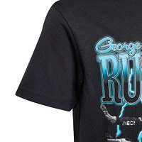Youth adidas George Russell Black Mercedes-AMG Petronas F1 Team Driver Wear Graphic T-Shirt