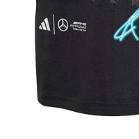 Youth adidas George Russell Black Mercedes-AMG Petronas F1 Team Driver Wear Graphic T-Shirt