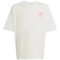T-shirt adidas blanc pour jeune Mercedes-AMG Petronas F1 Team 2025 Miami Grand Prix Pack