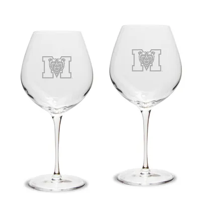 Mercer Bears 22oz. 2-Piece Luigi Bormioli Titanium Robusto Wine Glass Set
