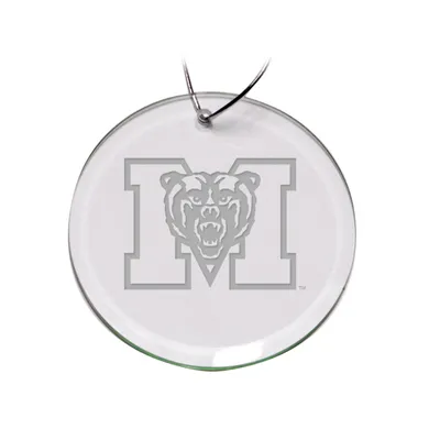 Mercer Bears 3'' Round Glass Ornament