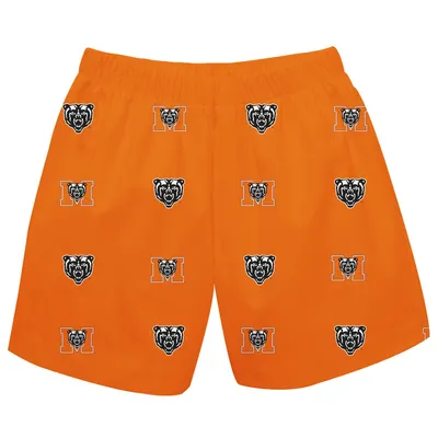 Mercer Bears Toddler Pull On Shorts - Orange