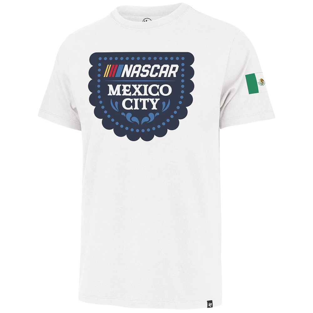 T-shirt blanc pour homme « 47 NASCAR Mexico City Race Event Foundation »
