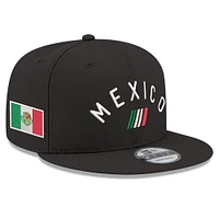 Men's New Era Black NASCAR Mexico City Race 9FIFTY Snapback Hat