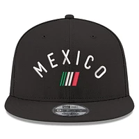 Men's New Era Black NASCAR Mexico City Race 9FIFTY Snapback Hat