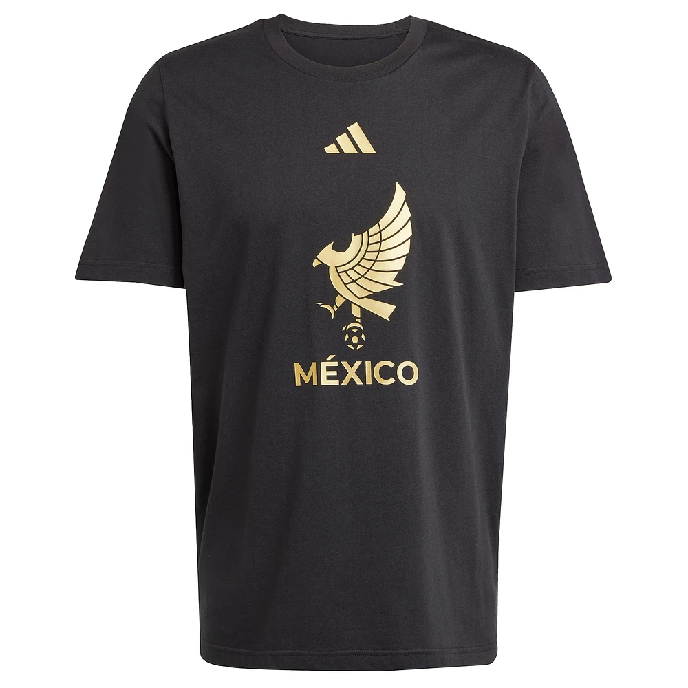 Men's adidas Black Mexico National Team 2025 Third Jersey DNA Graphic T-Shirt