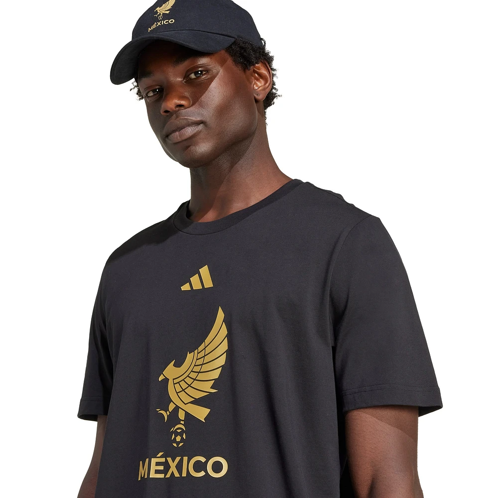Men's adidas Black Mexico National Team 2025 Third Jersey DNA Graphic T-Shirt