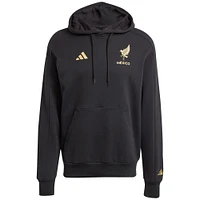 Men's adidas Black Mexico National Team 2025 Third Jersey DNA Pullover Hoodie
