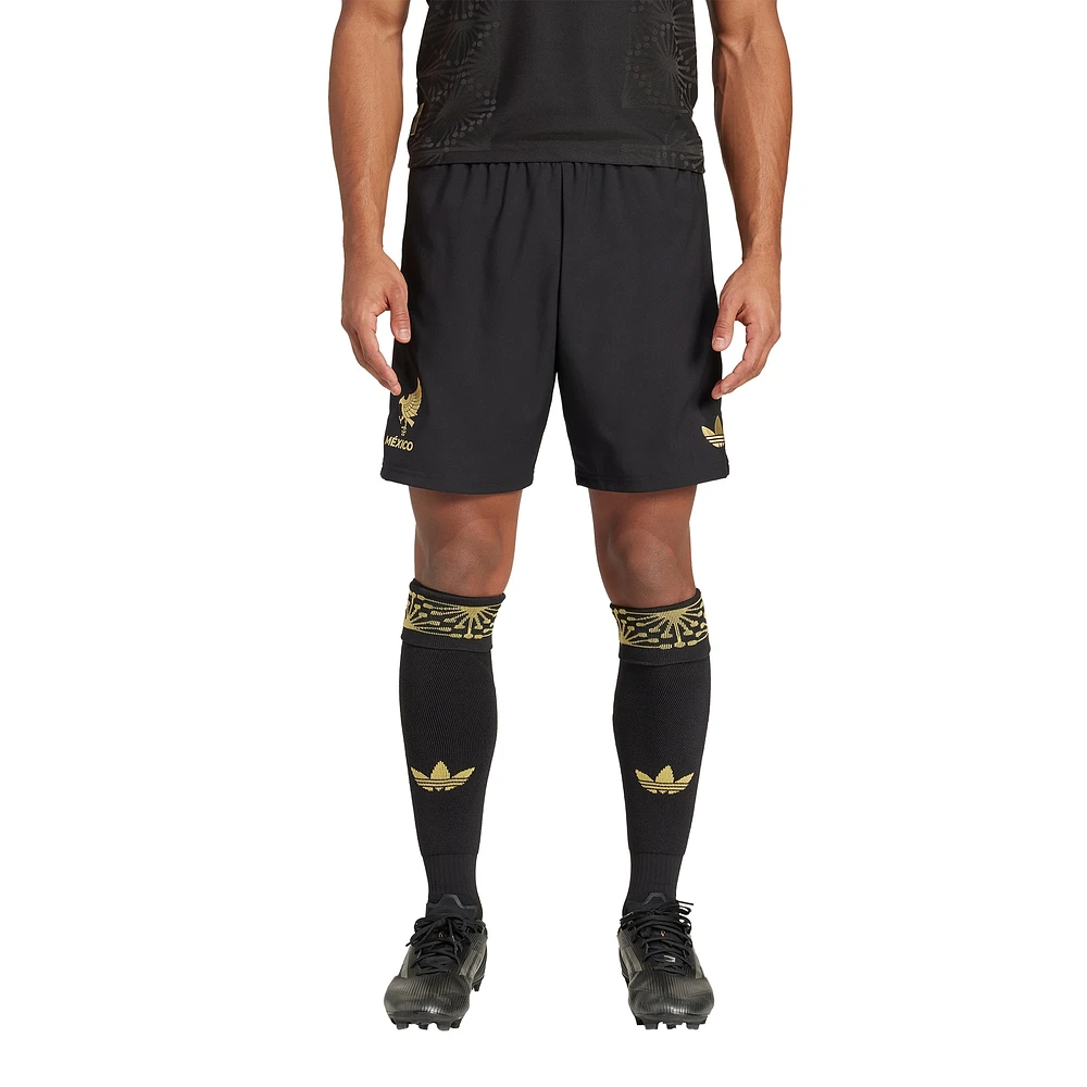 Men's adidas Black Mexico National Team 2025 Third Jersey Shorts