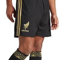 Men's adidas Black Mexico National Team 2025 Third Jersey Shorts