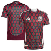 Maillot adidas bordeaux authentique pour homme de l'équipe nationale du Mexique 2024 domicile