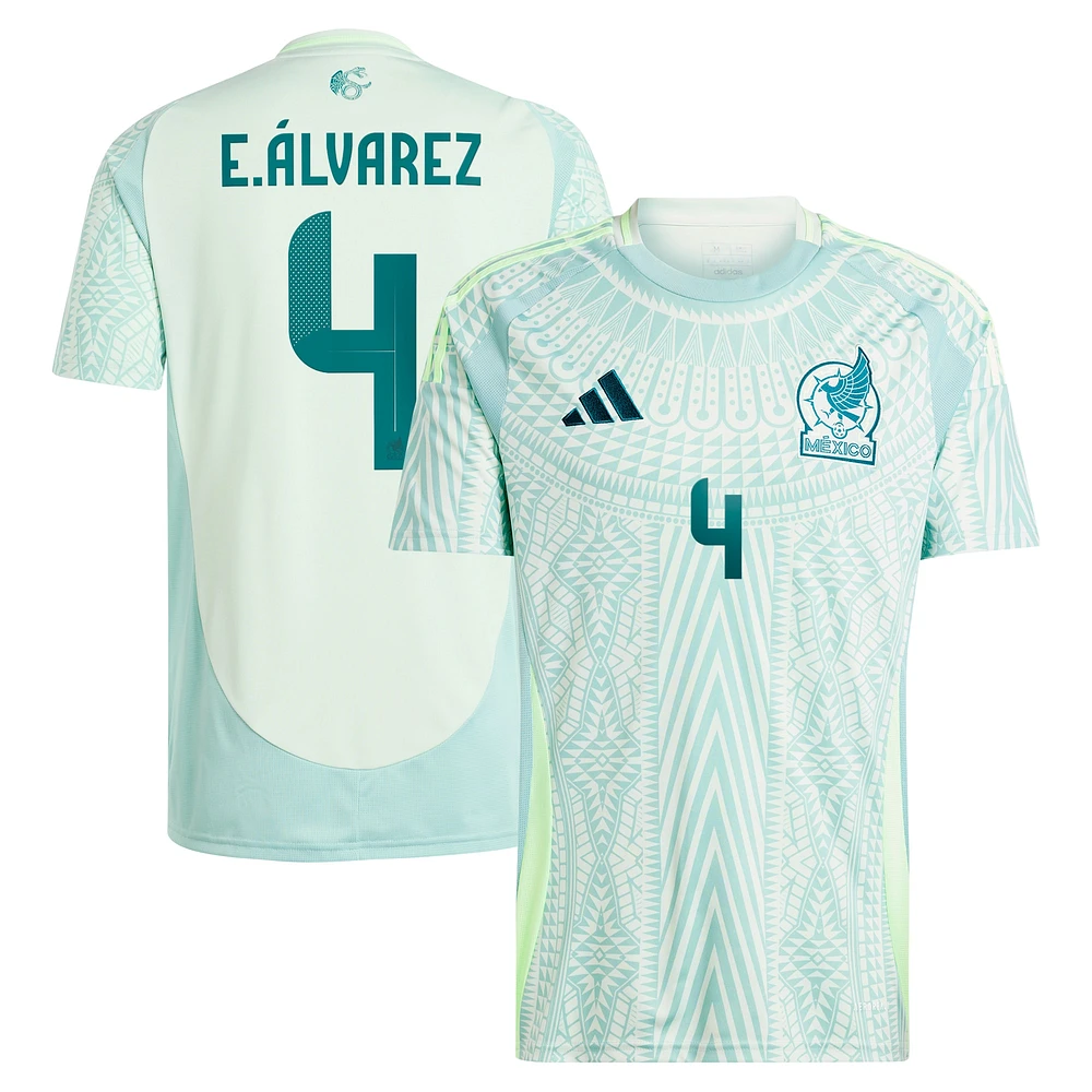 Maillot de joueur réplique extérieur l'équipe nationale du Mexique 2024 adidas Edson Alvarez vert pour homme